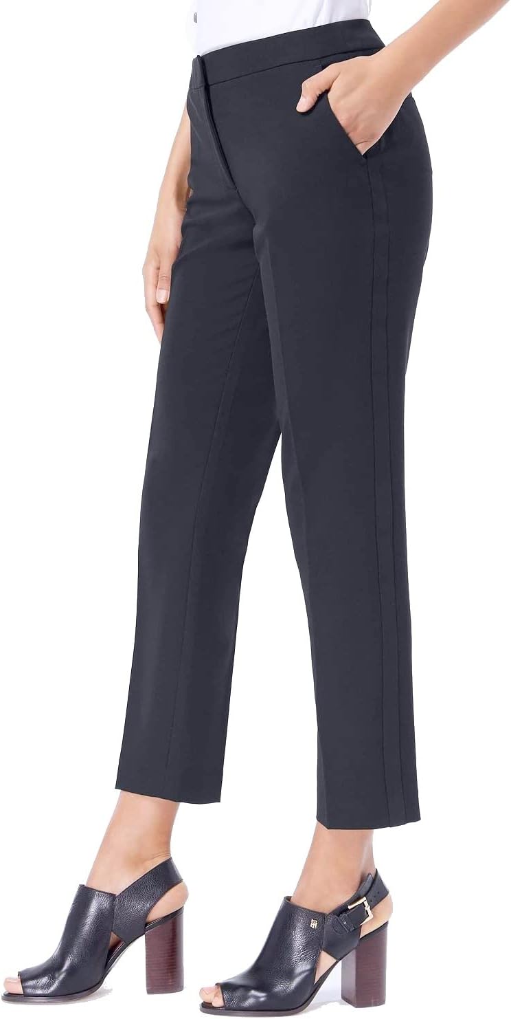 Женские брюки Tommy Hilfiger Sloane с эластичной талией и щиколоткой, Midnight Multi — фото 3