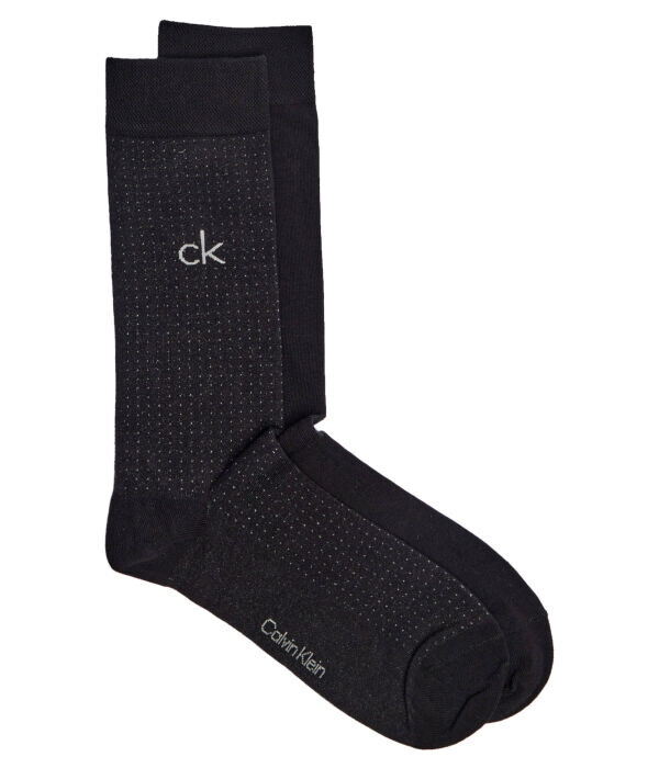 

Носки мужские Calvin Klein с монограммой 2 пары, черный