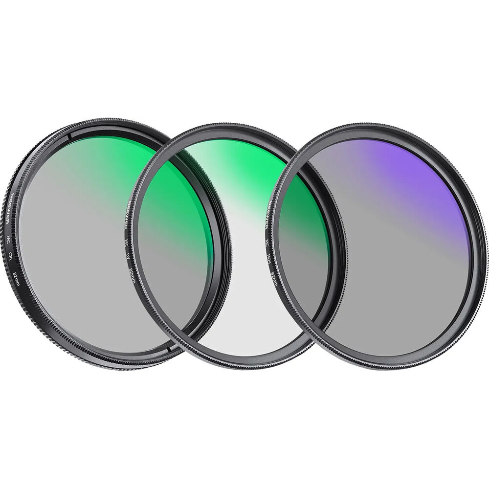 

Набор фильтров Neewer NW Series A UV & CPL & ND4 Lens Filter Kit (82mm)