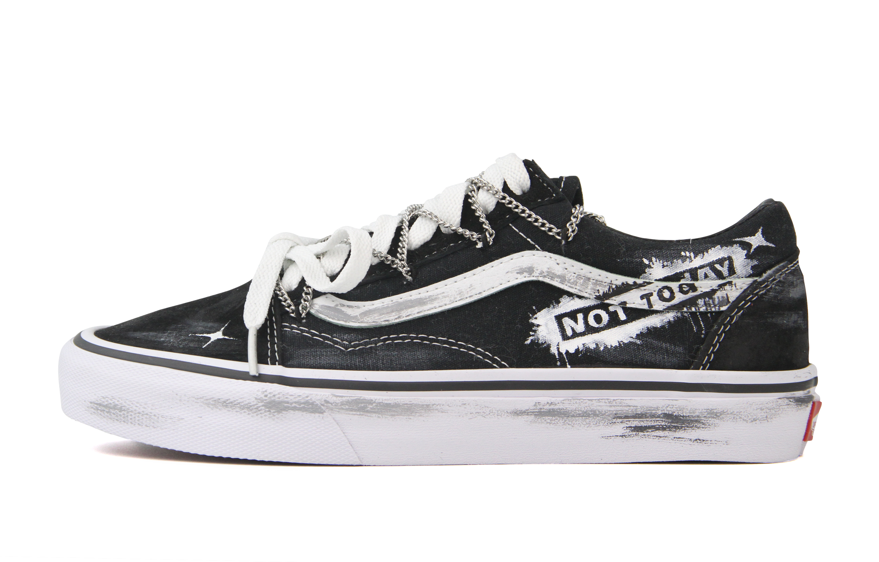 Vans Низкие, износостойкие, нескользящие парусиновые туфли Ward, унисекс, черные
