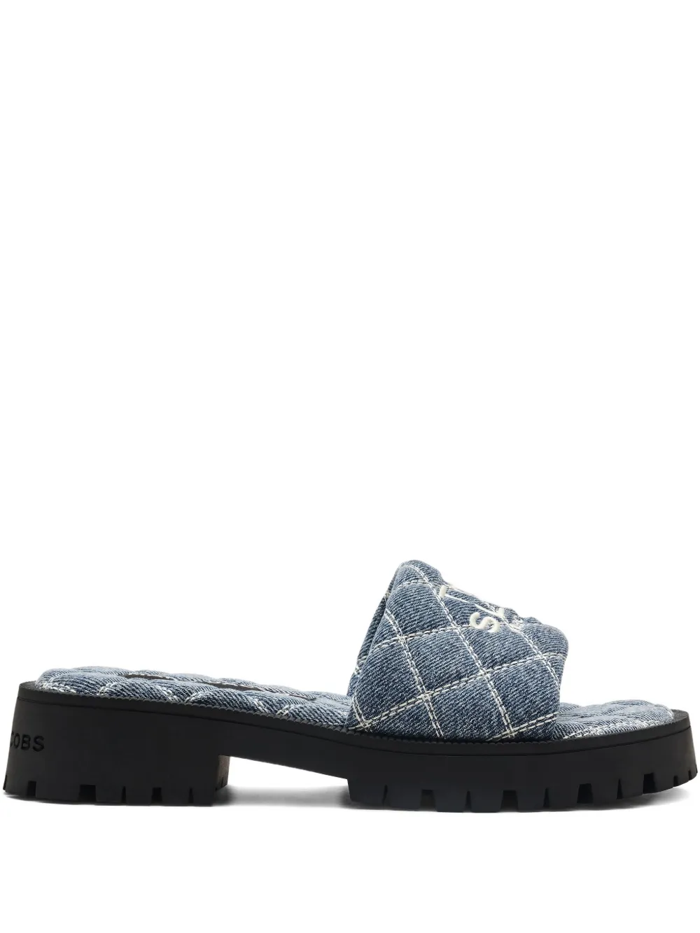 Джинсовые шлепанцы The Quilted MARC JACOBS, синий
