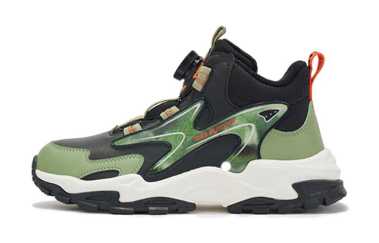 

XTEP Lingfeng 1.0 термоустойчивые нескользящие высокие повседневные ботинки black gray grass green kids'