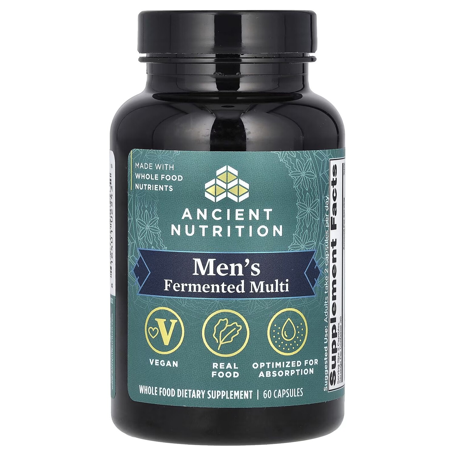 

Ферментированные мультивитамины для мужчин, 60 капсул Ancient Nutrition