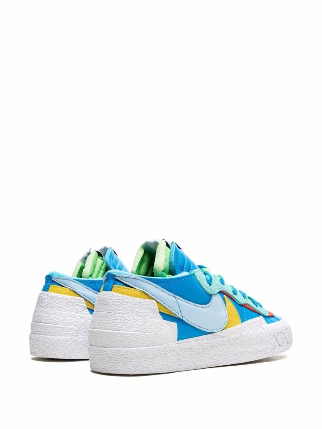 Nike кеды x KAWS x Sacai Blazer Low, синий — фото 3