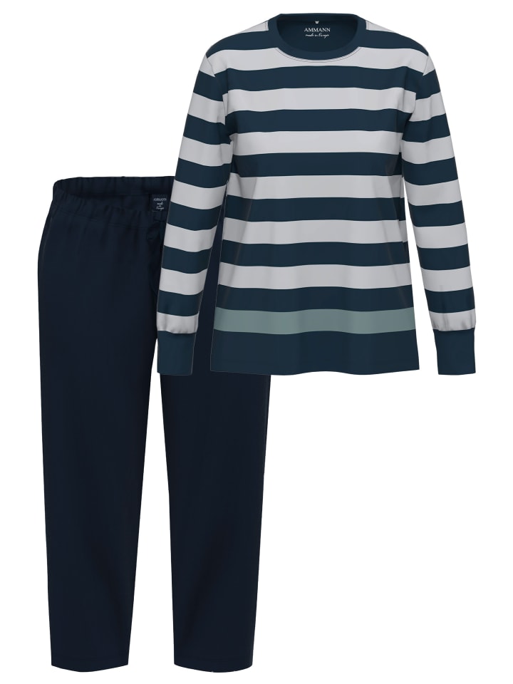 

Ammann Пижама Night & Home синего цвета