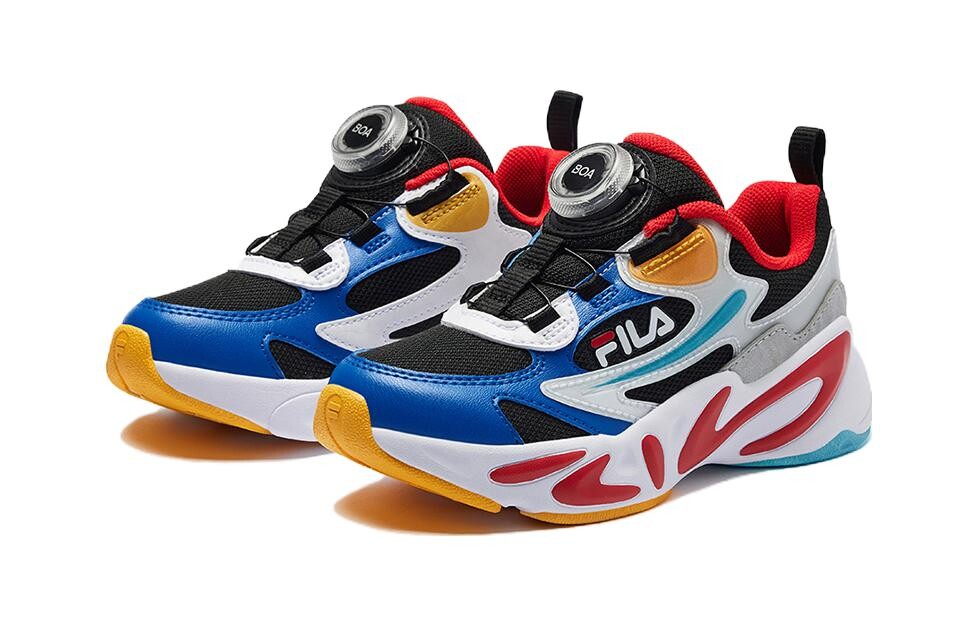 Детские кроссовки FILA PS, Light Smoke Gray/Dark Obsidian/White/Bright Crimson — фото 3