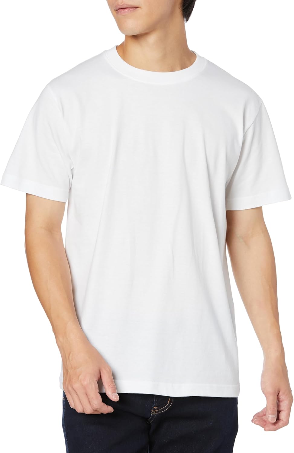 

Футболка LifeMax MS1161 из высококачественного хлопка плотностью 5,6 унций Bonmax, белый