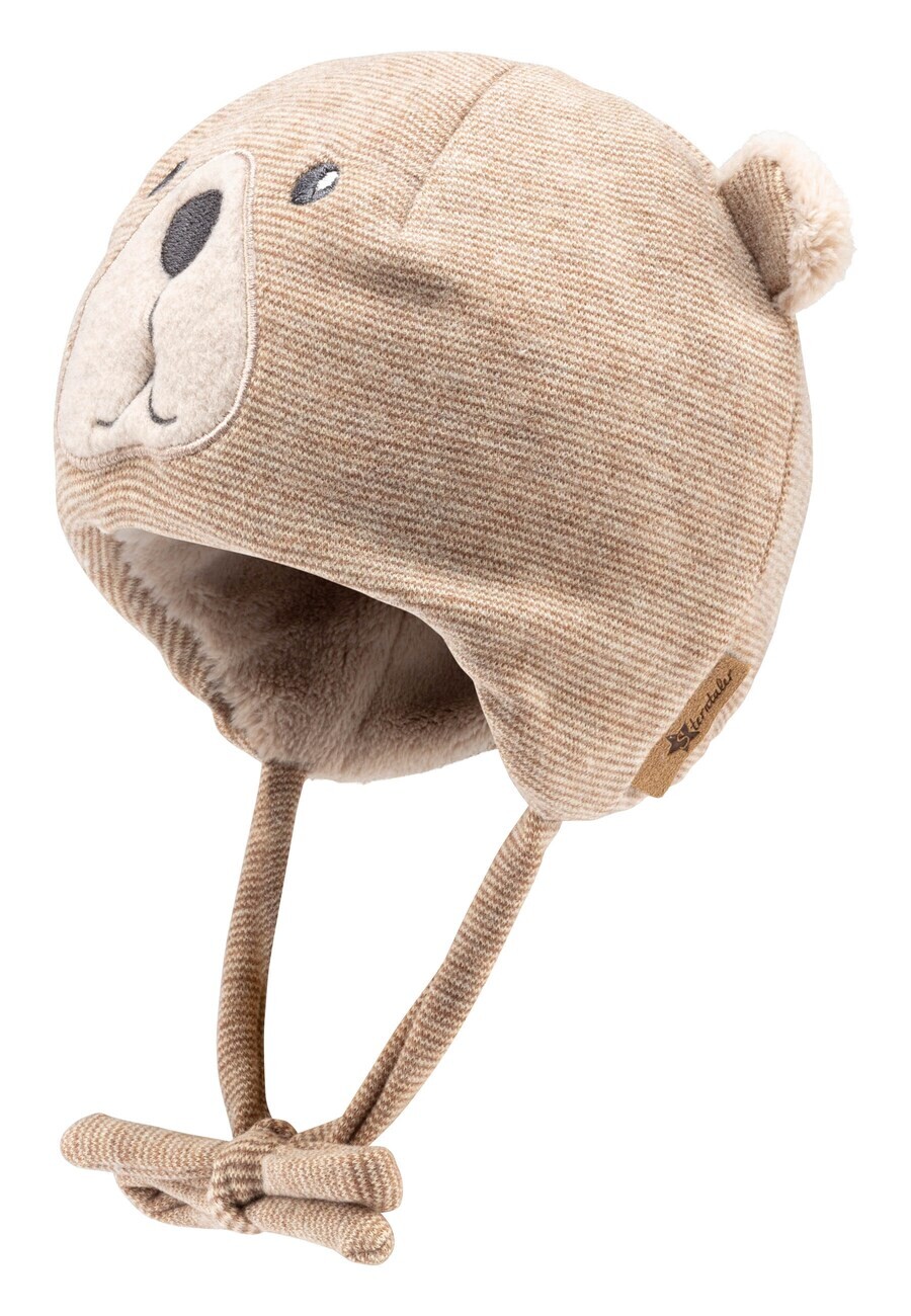 

Шапка STERNTALER Beanie Bär, кремовый/темно-бежевый
