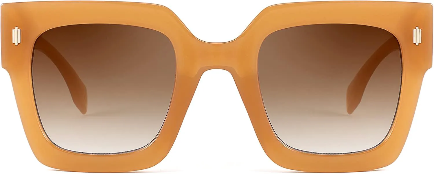 

Винтажные большие квадратные солнцезащитные очки YuJian для женщин, ретро-солнцезащитные очки UV400, модные и роскошные большие солнцезащитные очки, Brown