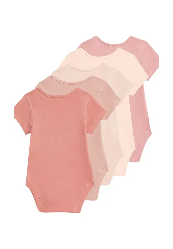 Набор из 5 боди Marks & Spencer, розовый микс — фото 2