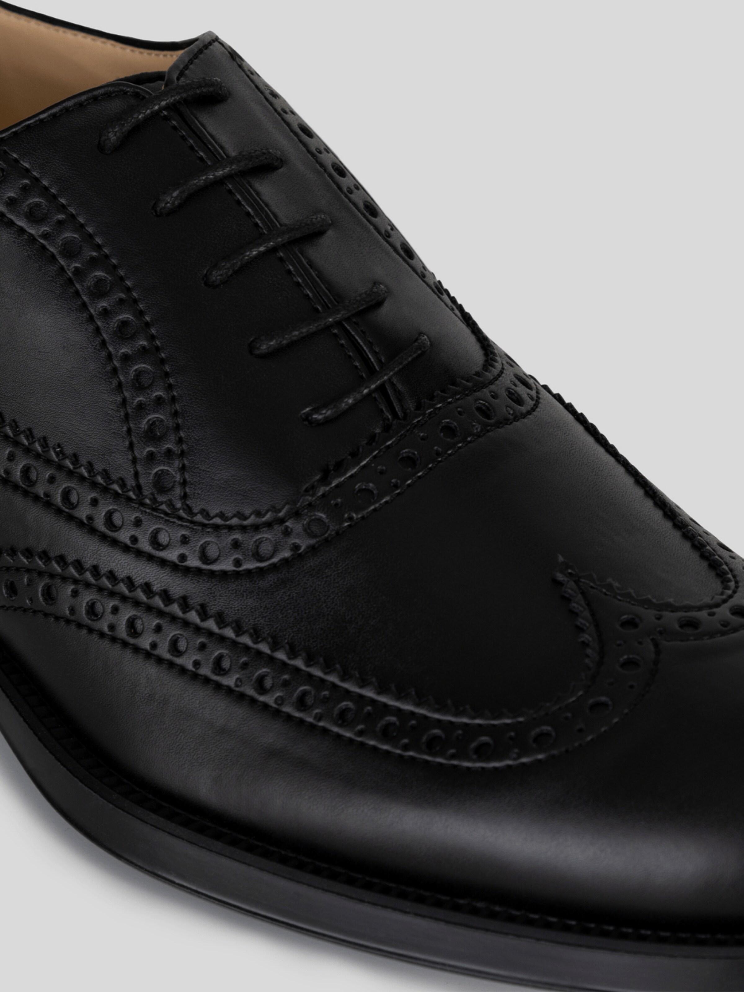 Solari Milano Шнурованные туфли 'Brogue' в черном цвете — фото 4
