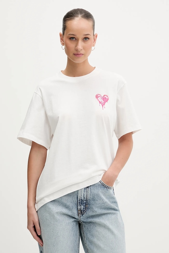 

Футболка HUGO Blue cotton t-shirt vintage_tee_b_9, бежевый