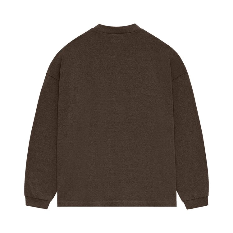 Футболка Fear Of God Essentials Fear of God Essentials Long-Sleeve Tee, коричневый — фото 2