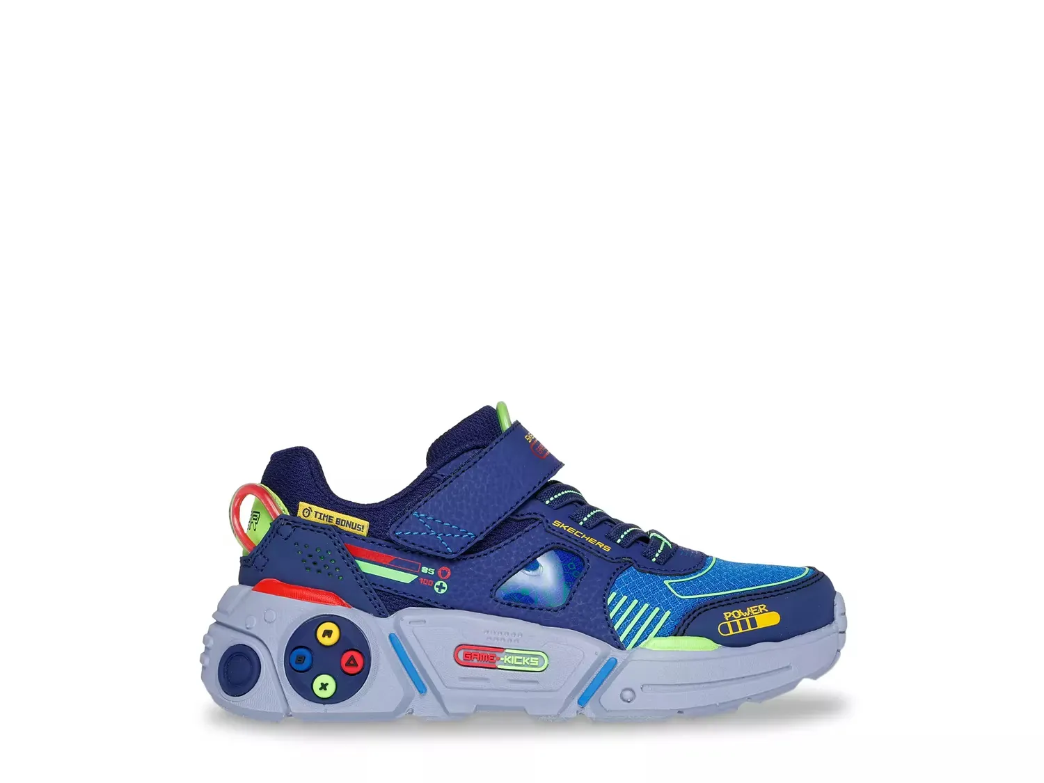 Кроссовки Game Kicks Gametronix 2.0 - детские Skechers, Blue — фото 3