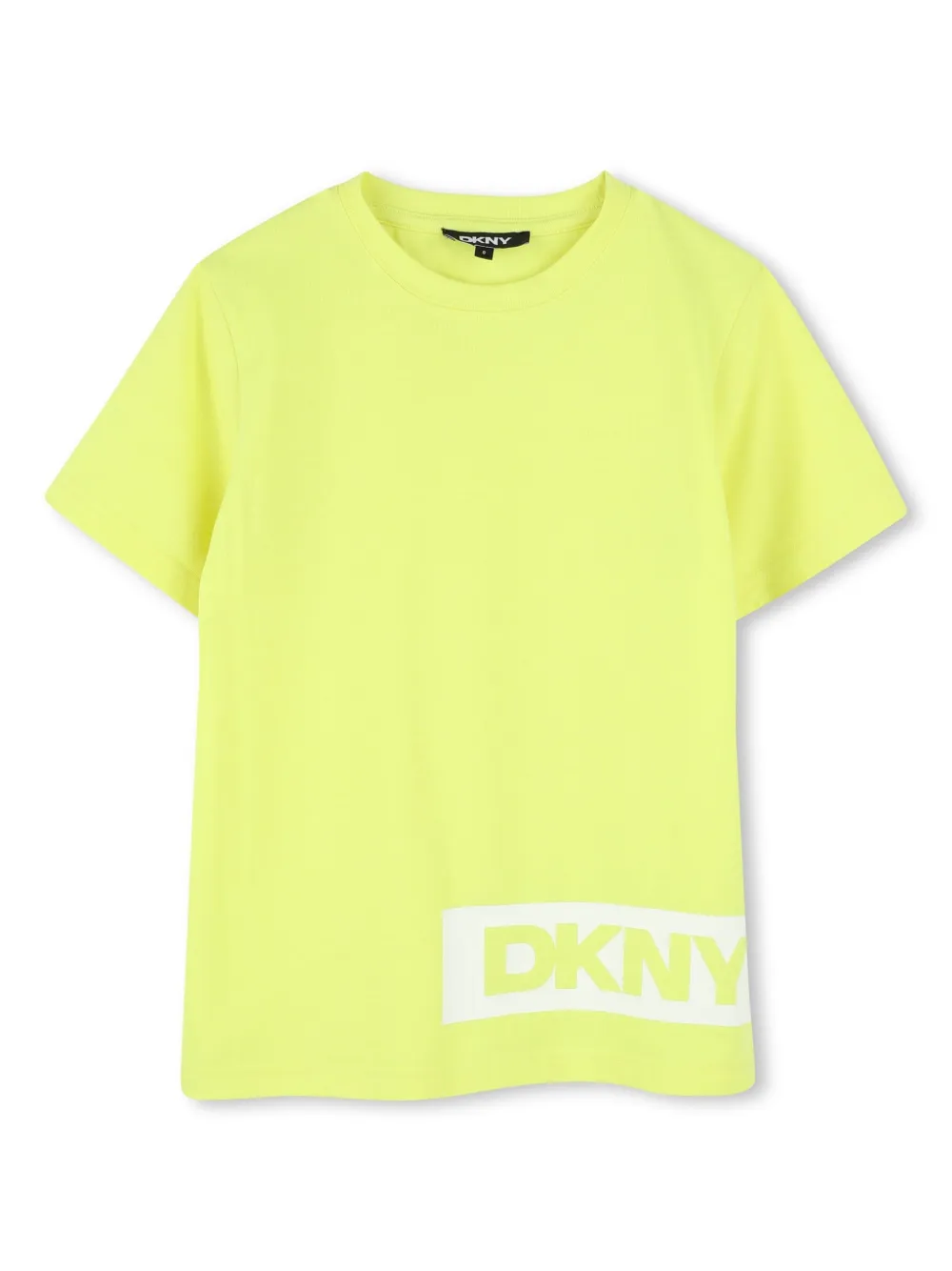 

Футболка с логотипом Dkny Kids, желтый