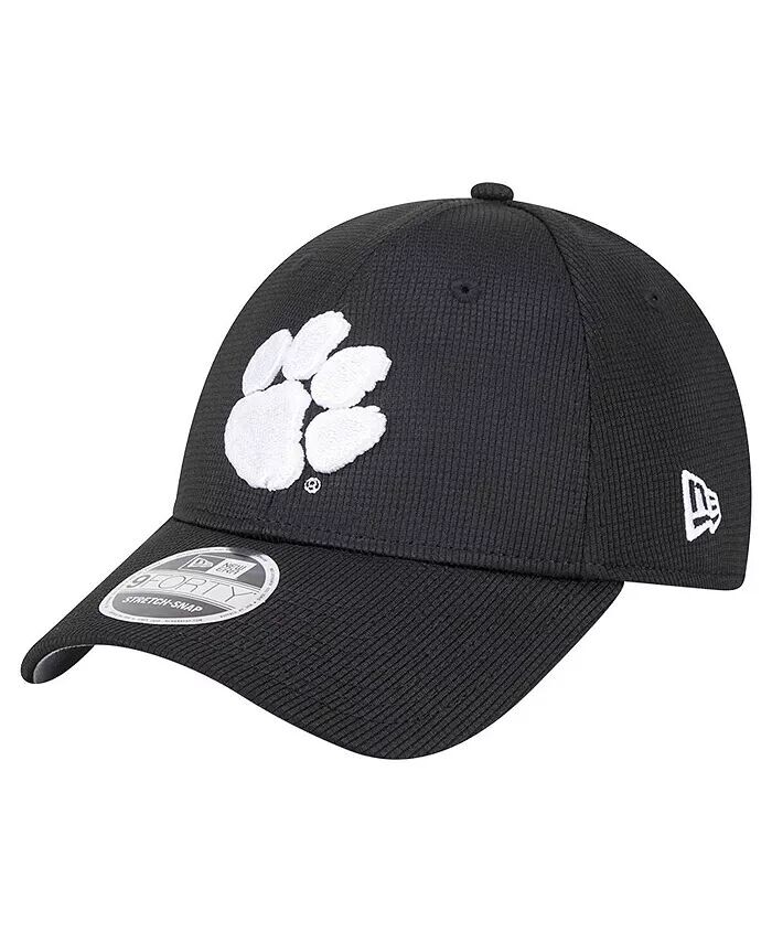 

Мужская черная кепка Clemson Tigers Pivot 9FORTY Stretch-Snap Adjustable New Era