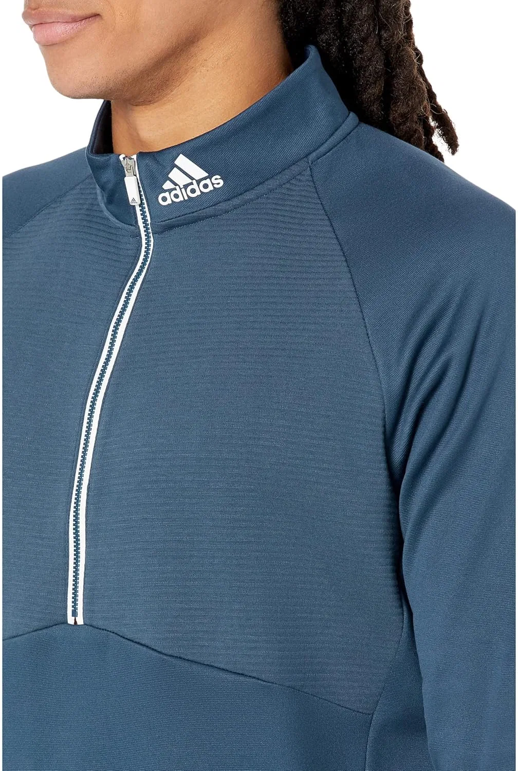 Мужская толстовка adidas Cold.rdy с застежкой-молнией до четверти для игры в гольф — фото 3