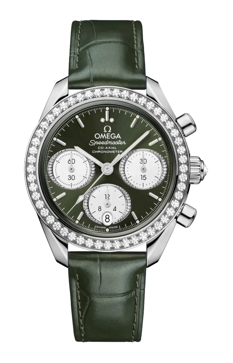 

Спидмастер 38 мм, сталь на аллигаторе - 324.18.38.50.60.001 OMEGA