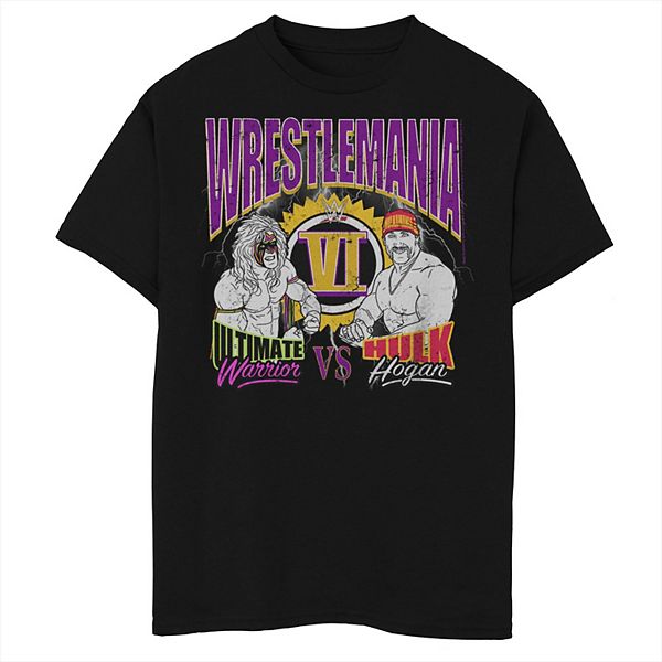 

Футболка с принтом WWE Ultimate Warrior vs Hulk Hogan Licensed Character