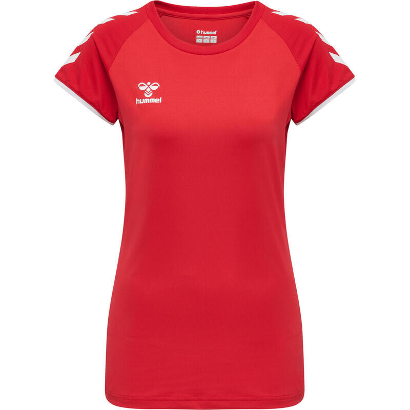 

Женская волейбольная футболка Hmlcore Volley Stretch Tee Wo HUMMEL, цвет rosa