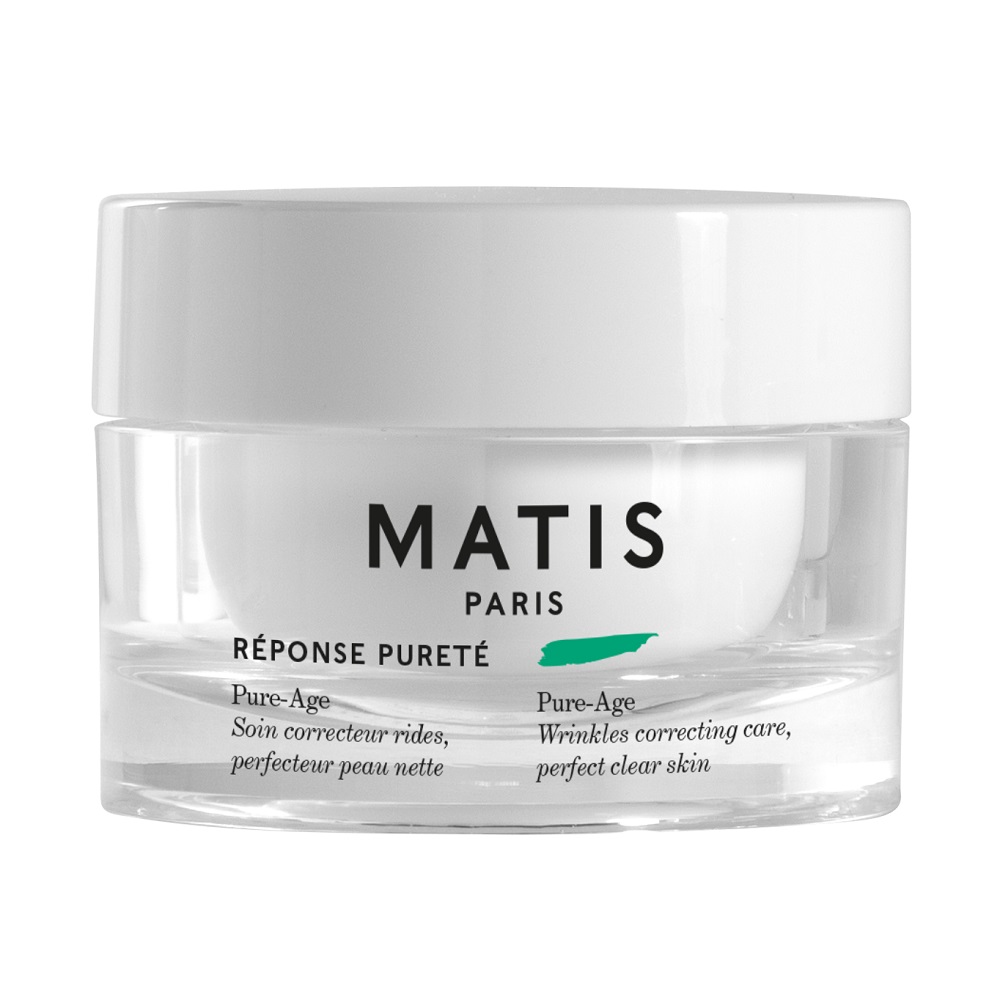 

Матирующий крем для лица против морщин réponse pureté pure - age wrinkles correcting care perfect clear skin Matis, 50 мл