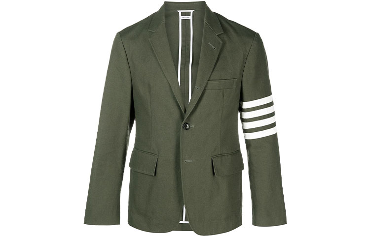 

THOM BROWNE Мужской деловой костюм зеленый, Green