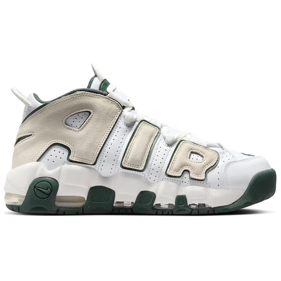 Мужские баскетбольные кроссовки Nike Air More Uptempo Vintage, Off-white — фото 2