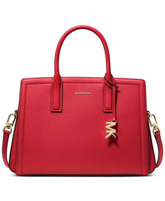 

Лайла Средняя Кожаная Сумка Через Плечо Michael Kors, красный