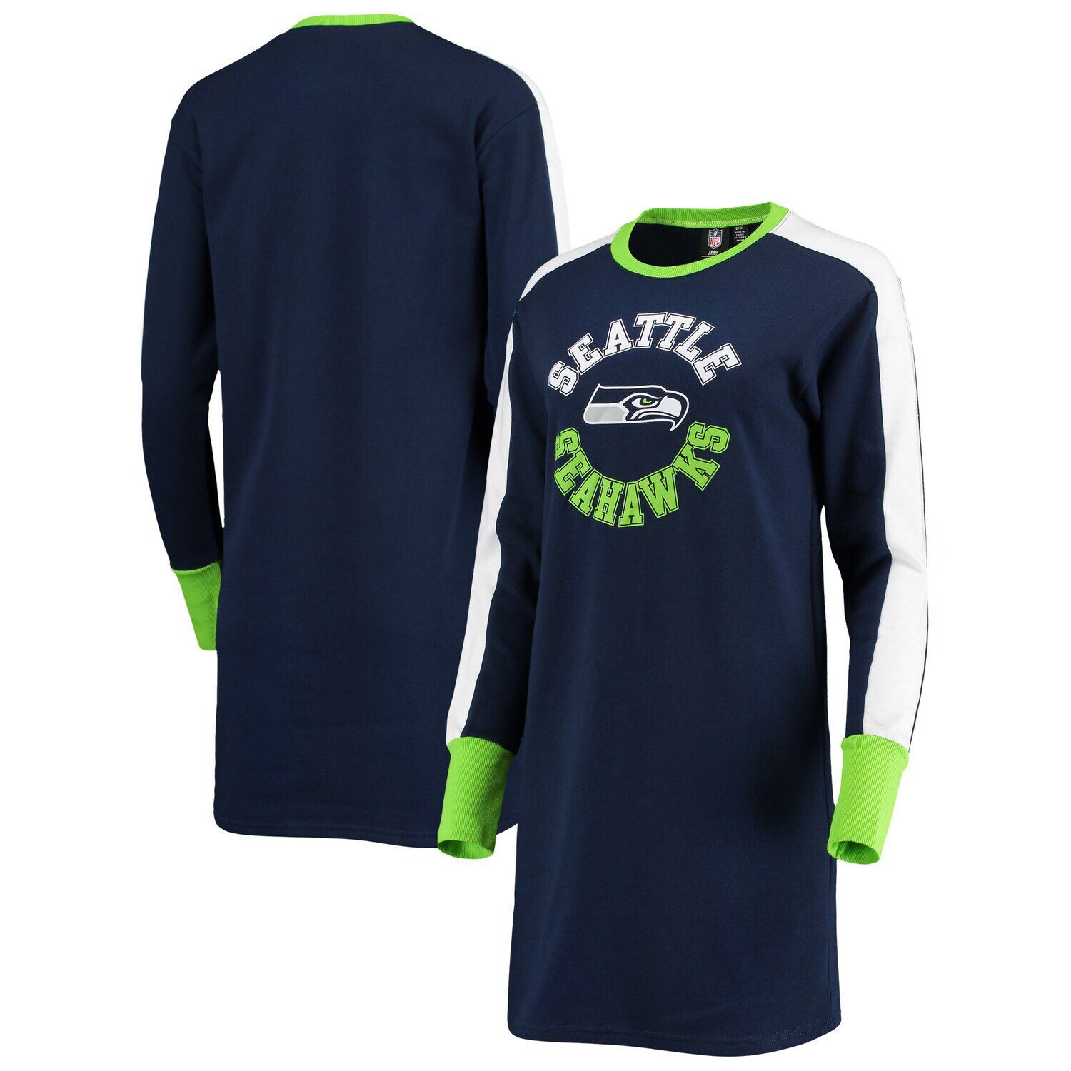 

Женское платье-футболка G-III 4Her by Carl Banks College Seattle Seahawks Hurry Up Offense G-III