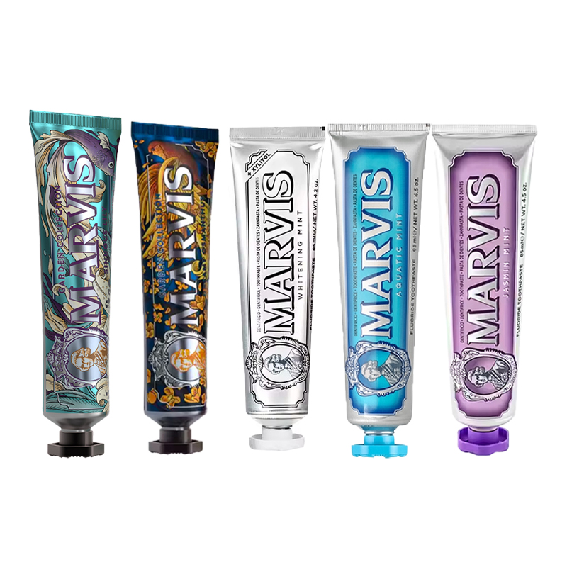 

Классический набор для сада 6 предметов зубная паста для чистки 75мл*3+85мл*3 Marvis