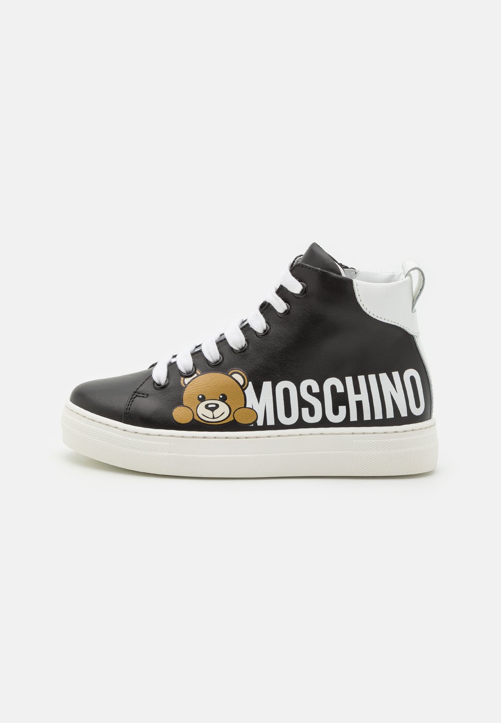 

Высокие кроссовки Unisex MOSCHINO, цвет black/white