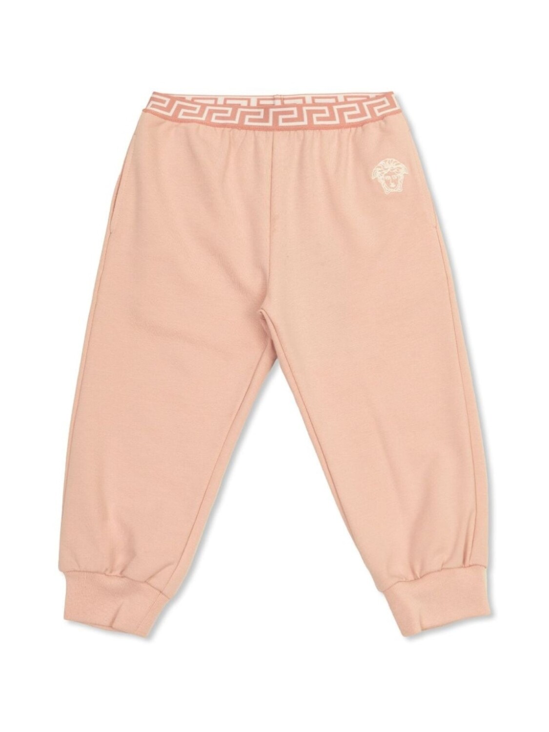 

Versace Kids спортивные штаны с вышитым логотипом, розовый