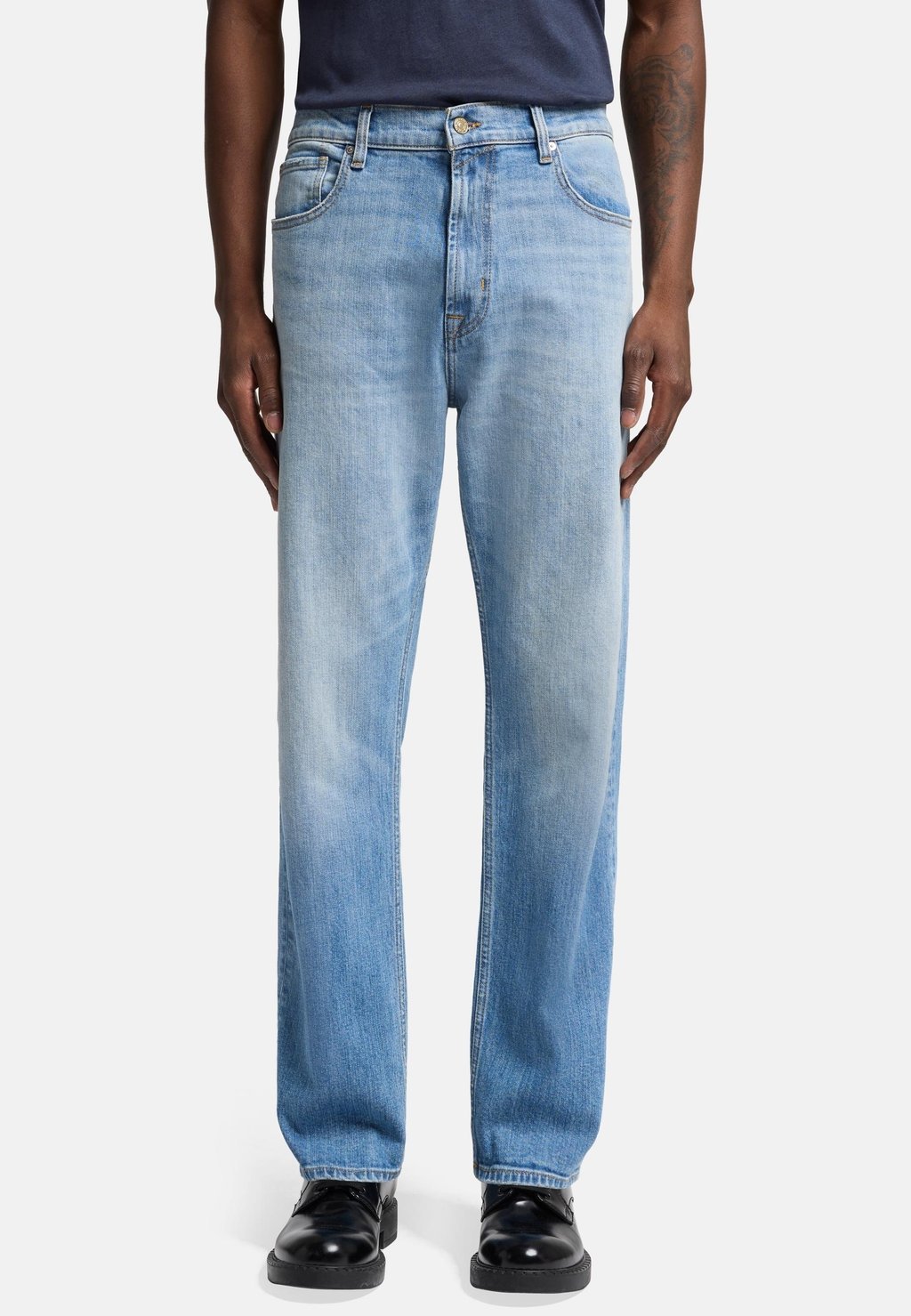 

Джинсы прямого кроя 7 for all mankind, светло-голубой