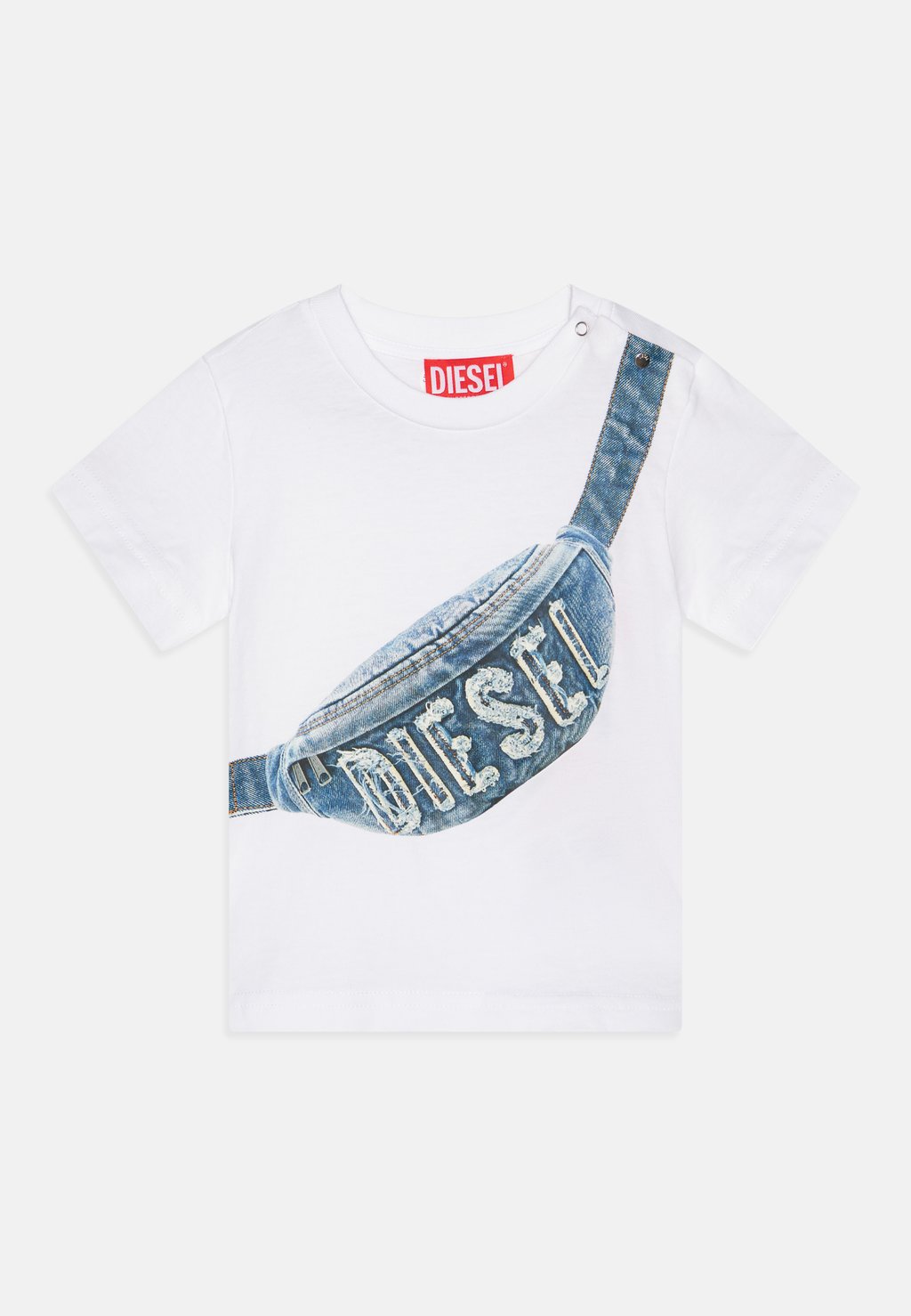 

Футболка с принтом BABY UNISEX Diesel, белый