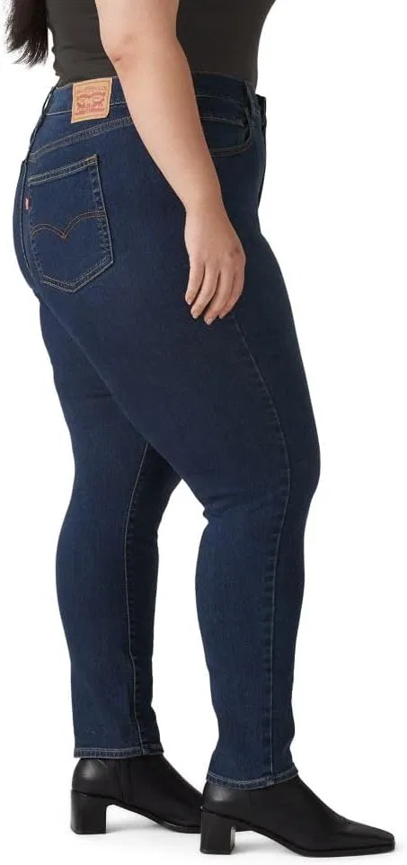 Женские джинсы Levi's Plus Size 721 с высокой посадкой и зауженными штанинами — фото 3