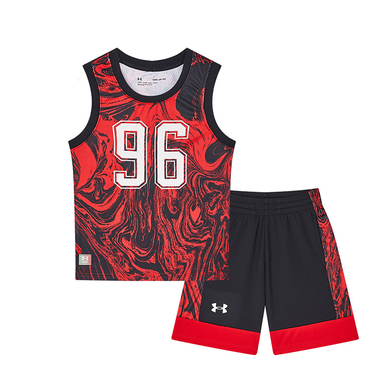 

Повседневная спортивная одежда для подростков Under Armour, темно-красный