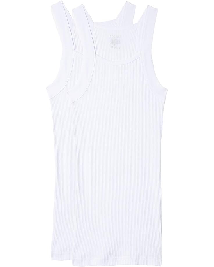 

Майка 2(X)IST 2-Pack ESSENTIAL Square-Cut Tank, цвет White 1