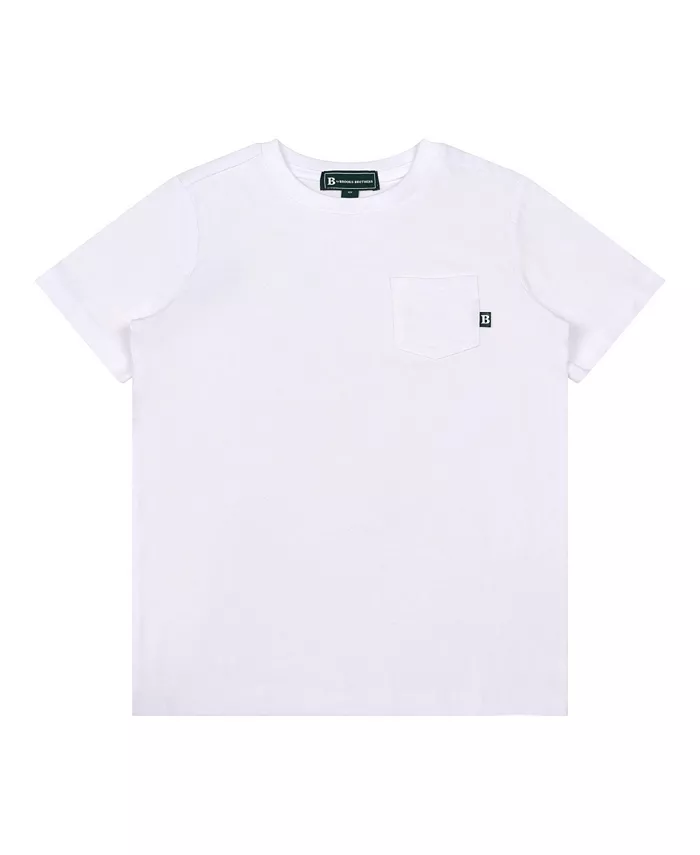 

Футболка с коротким рукавом и карманом Big Boys Brooks Brothers, белый
