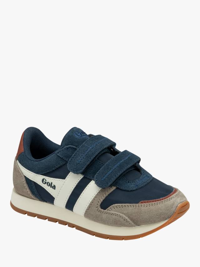 Детские кроссовки Goal Kids Austin Strap Low Cut Gola, Navy/Rhino/Off White — фото 2