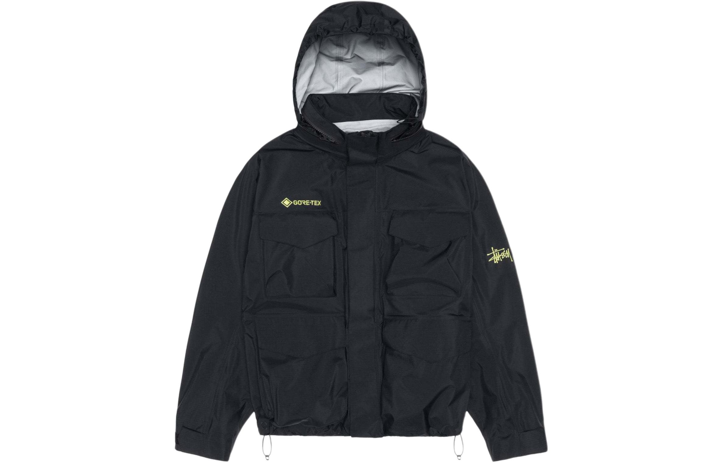 

Куртка GORE TEX M65 Stussy, серо-белая, Белый, Куртка GORE TEX M65 Stussy, серо-белая