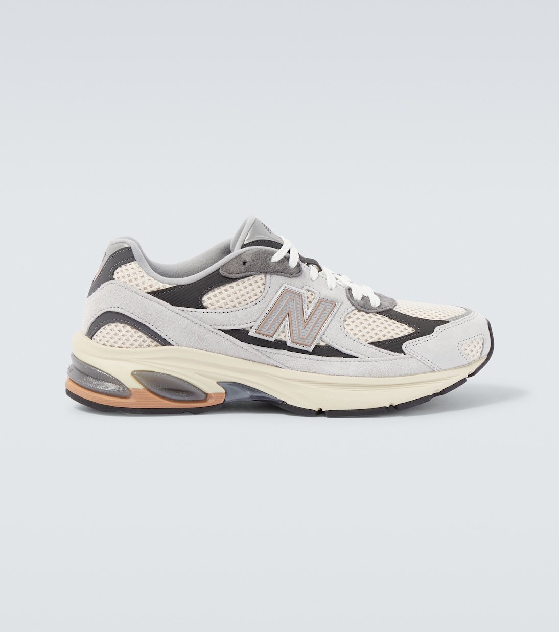 

2010 кроссовки из сетки и замши New Balance, Brighton Grey