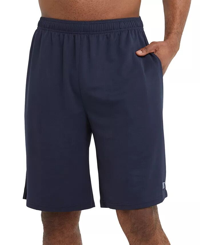 

Мужские спортивные шорты Big & Tall Double Dry стандартной посадки 10 дюймов Champion, синий