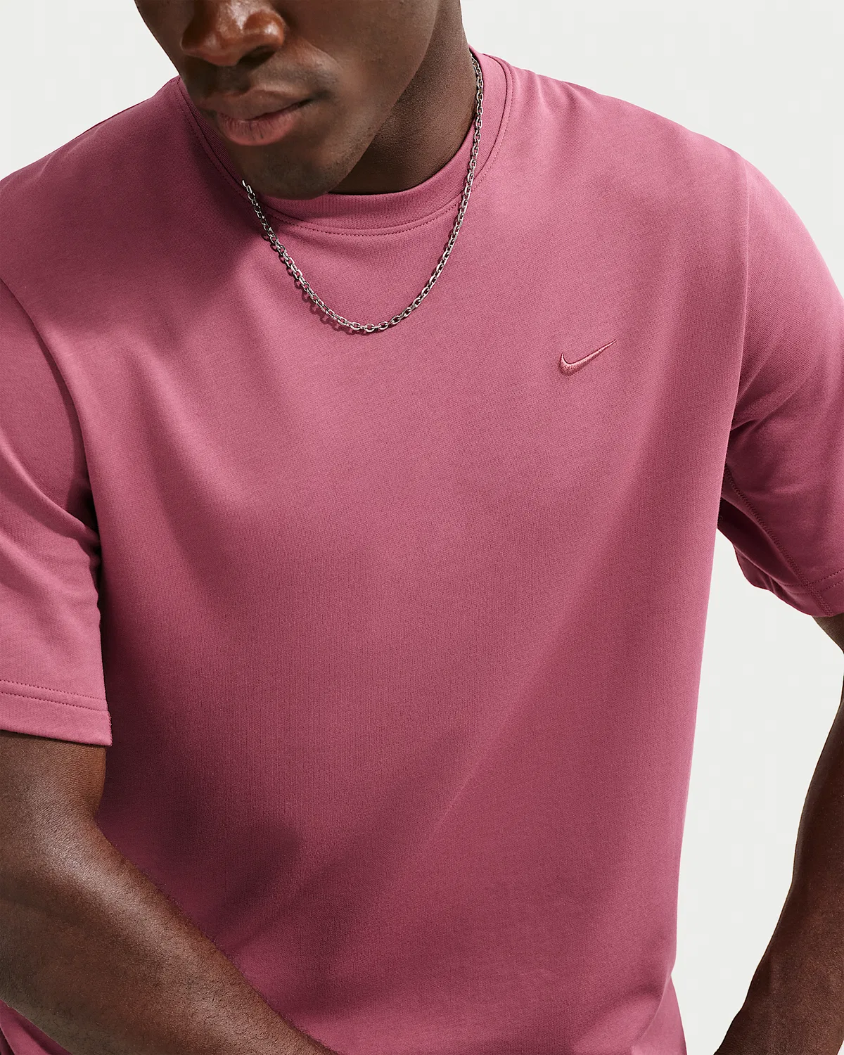 Мужская футболка Dri-FIT с коротким рукавом Nike Primary, Pink Smoke/Pink Smoke — фото 3