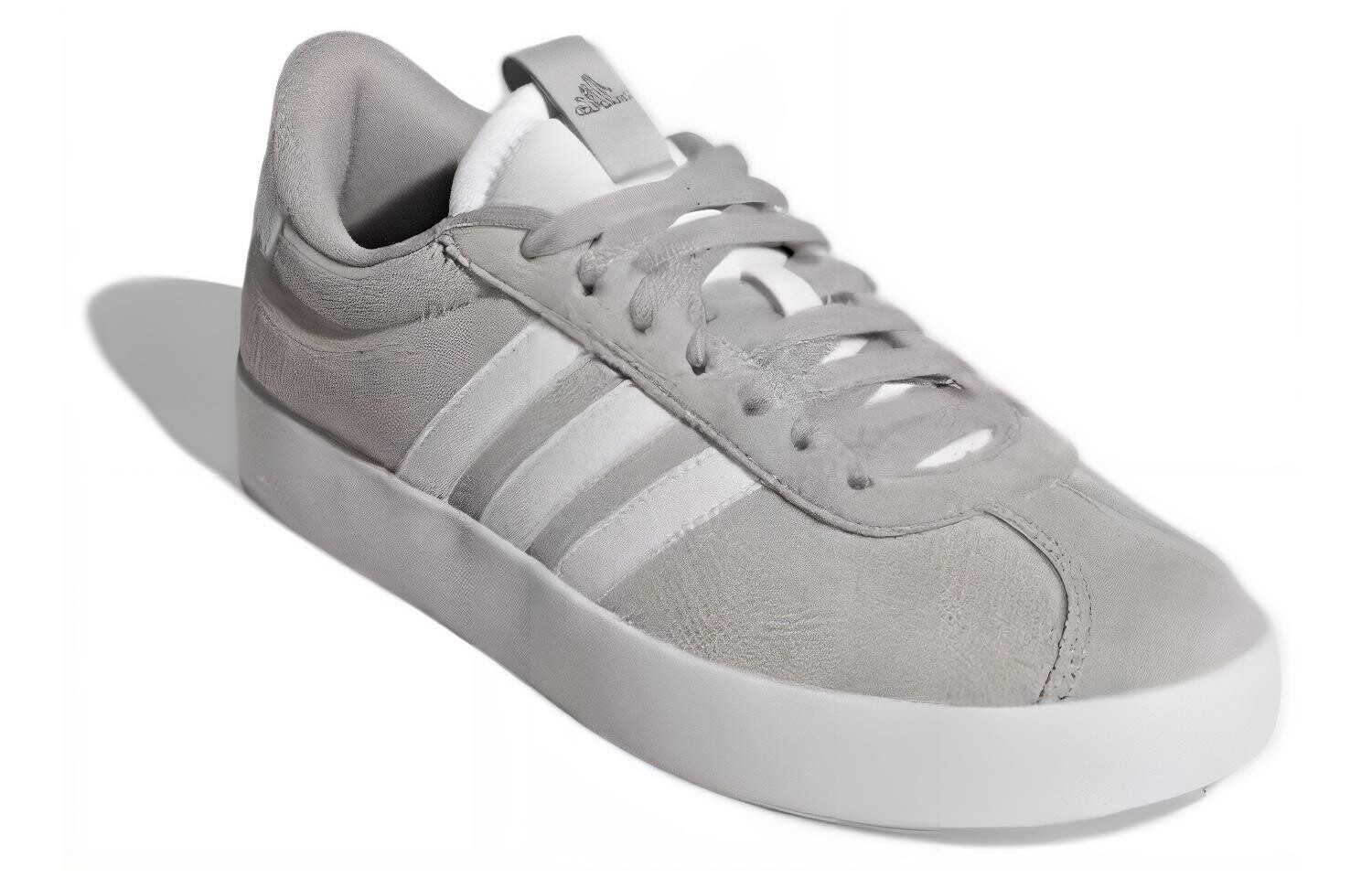 Кроссовки Adidas Vl Court 3.0 Grey Cloud White Silver Metallic Women's, серый — фото 3