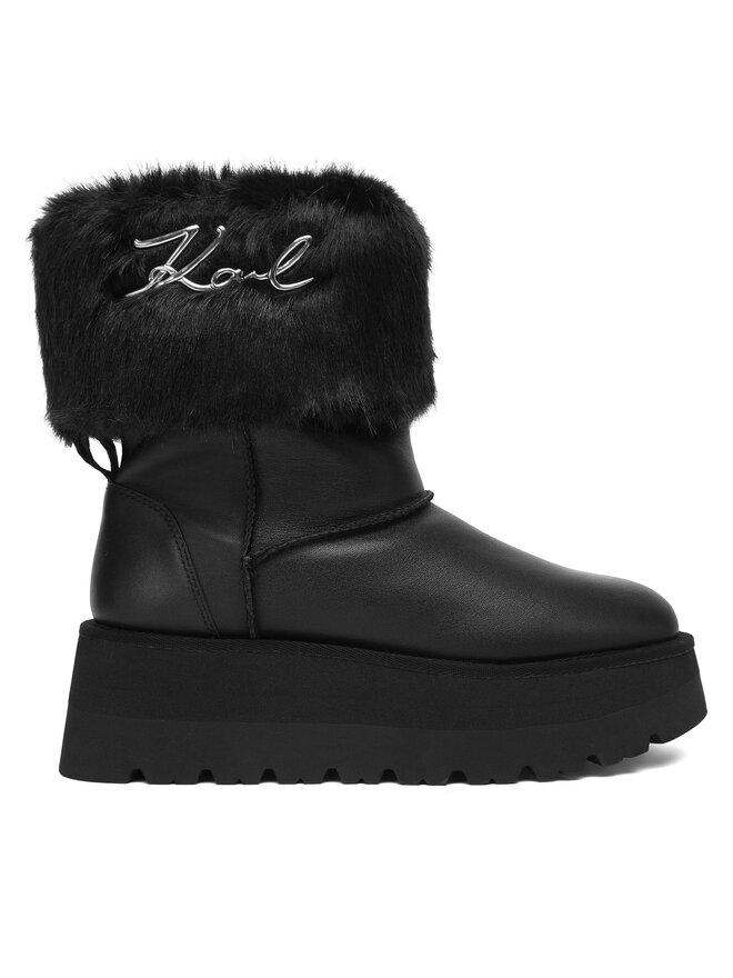 Зимние сапоги KL48655 Karl Lagerfeld, черный
