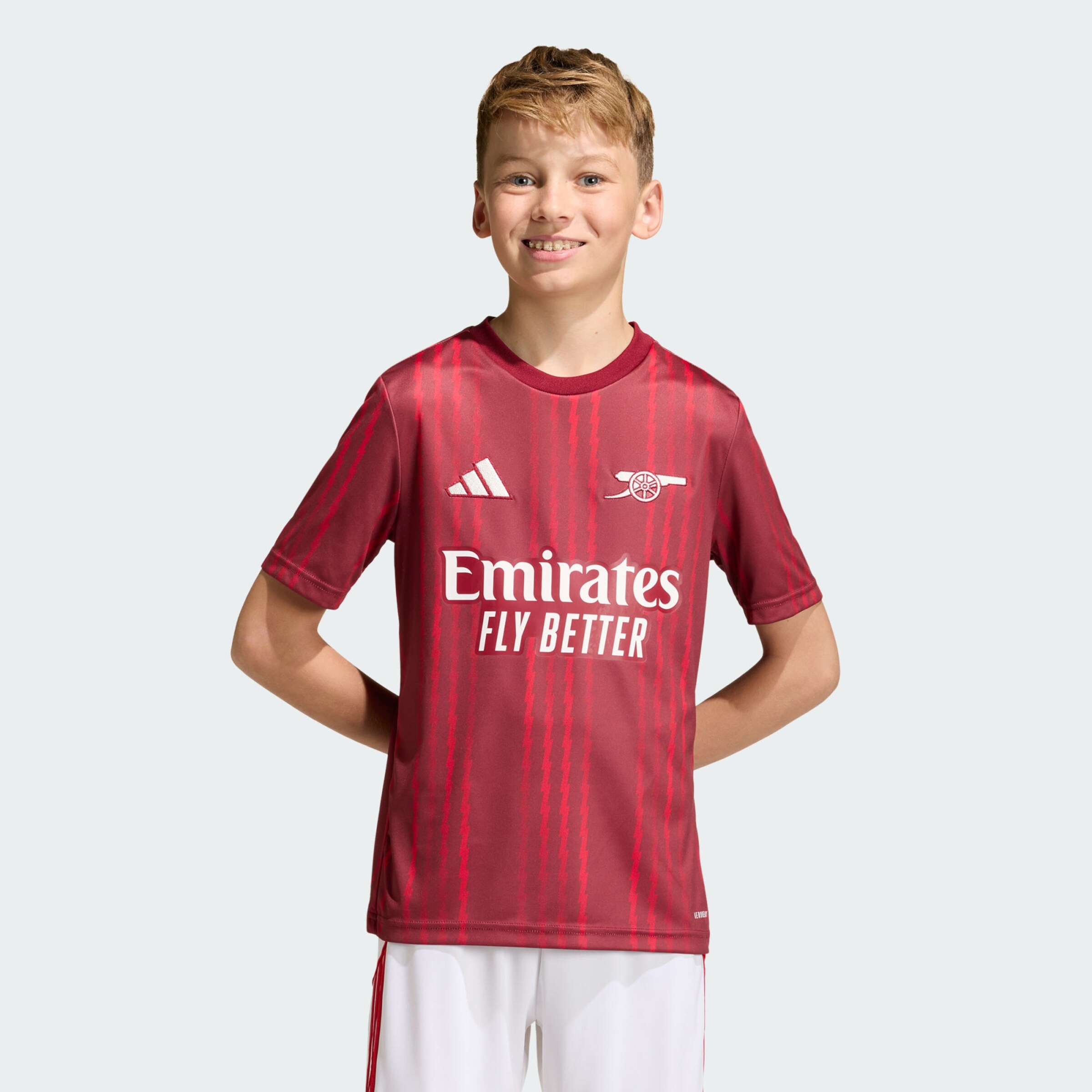 Adidas Performance Футболка для тренировок 'Arsenal FC 26 Pre-Match' в красном, бордовом цвете — фото 4
