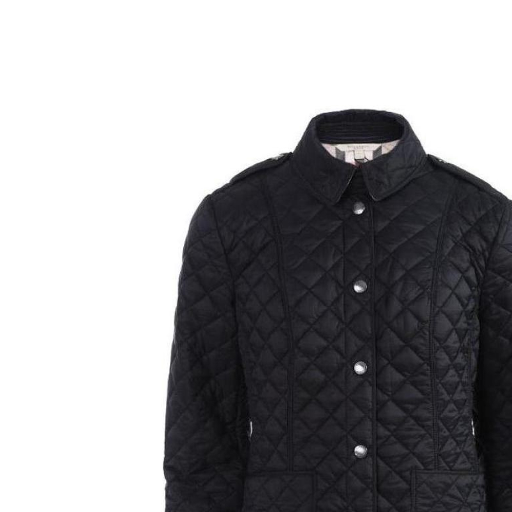 

Пуховик женский черный Burberry