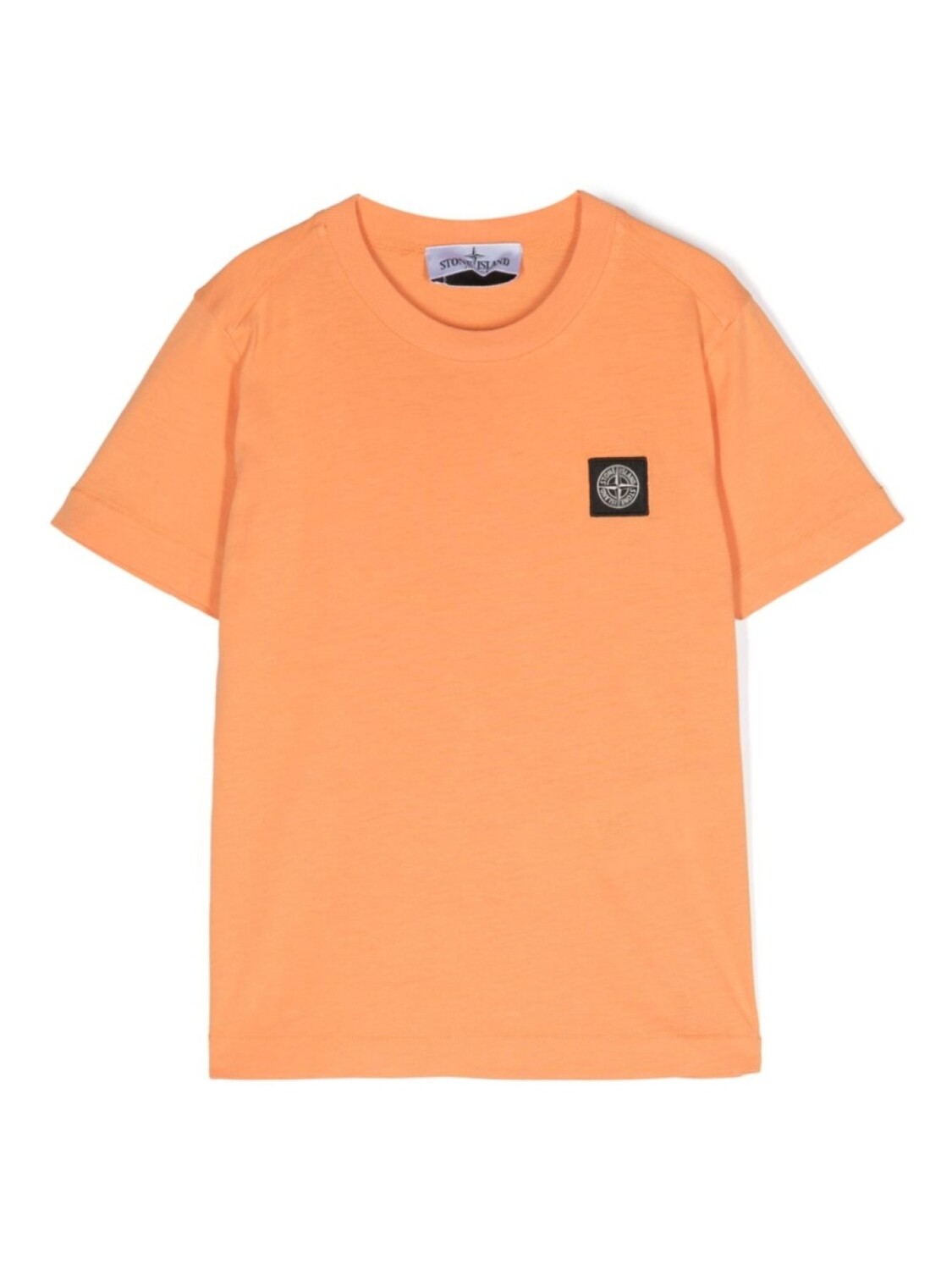 

Stone Island Junior футболка с нашивкой Compass, оранжевый