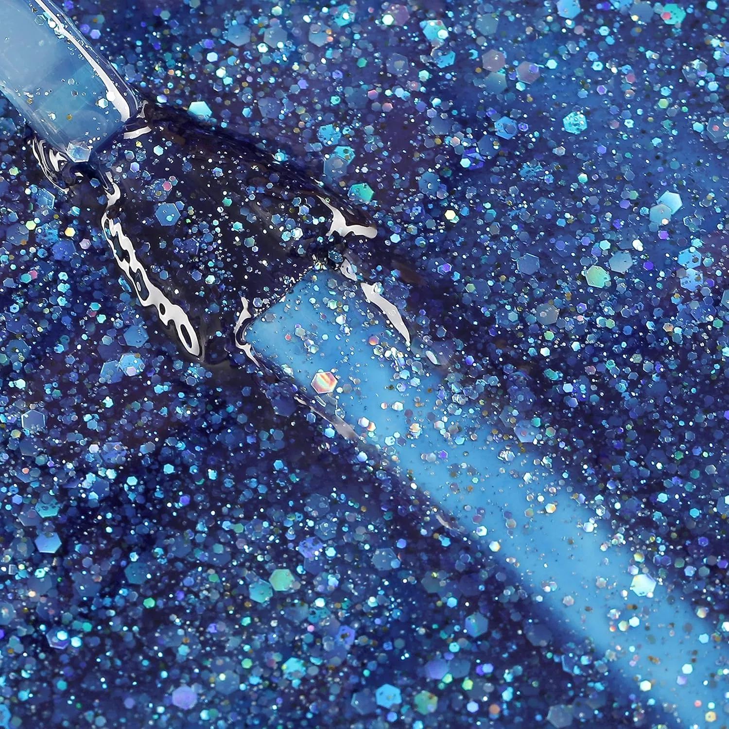 Набор гель-лаков Bluesky Gel Polish Teal Confetti 3 x 5 мл Bluesky, Teal Confetti — фото 3