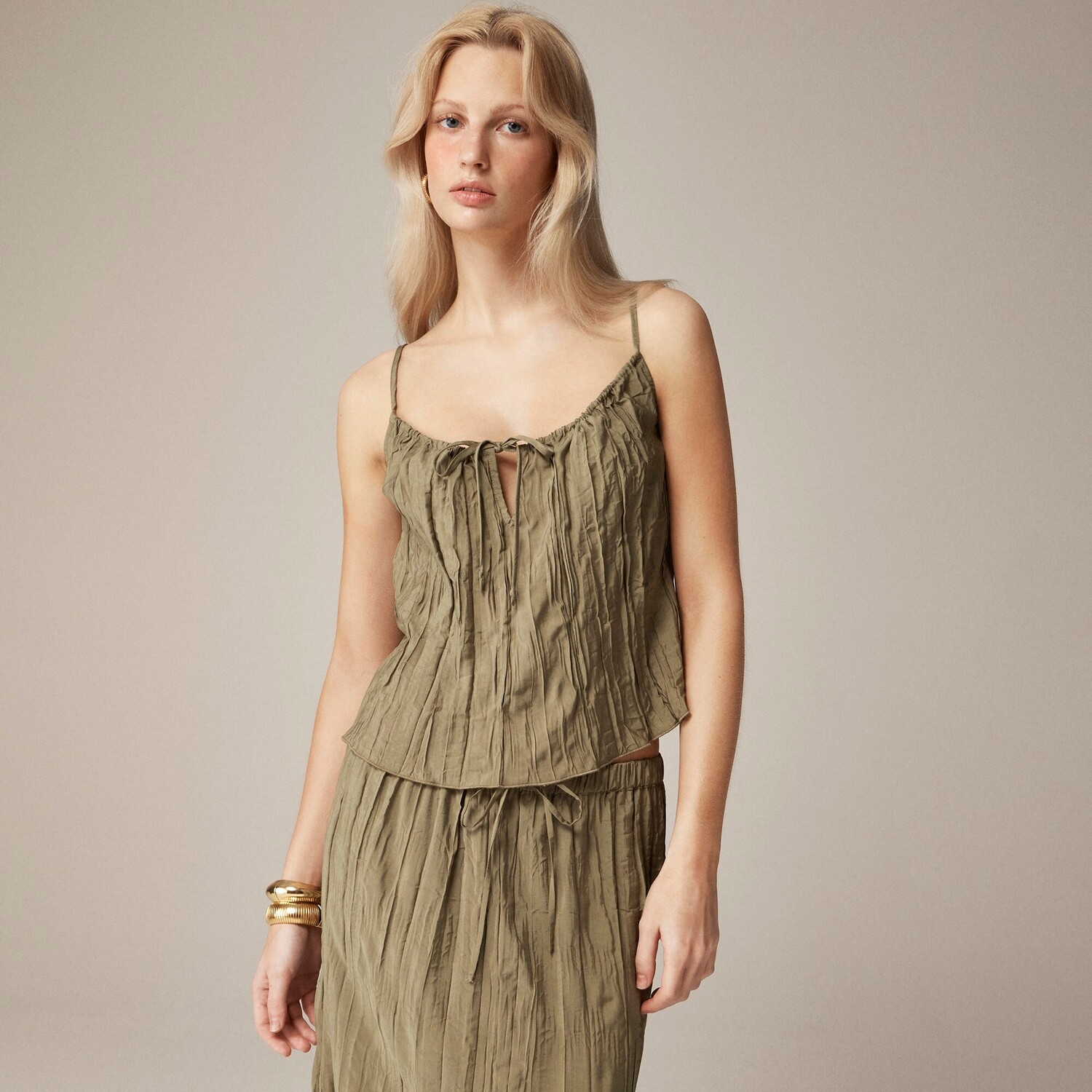 

Мятая майка J.Crew, зеленый